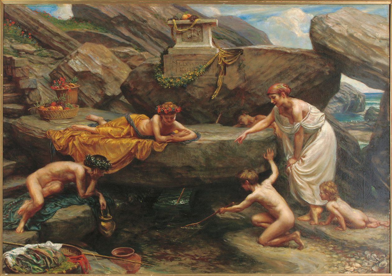 Dybets vidundere: en idyl af Edward John Poynter