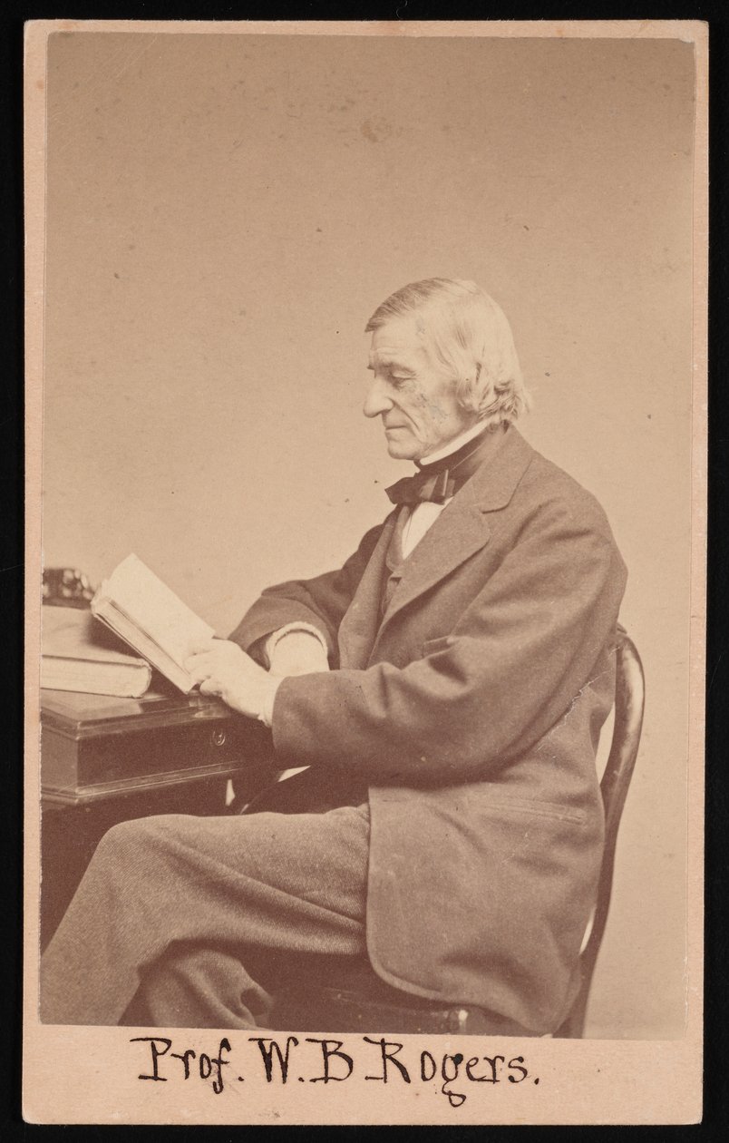 Portræt af William Barton Rogers 1804-1882, mellem 1866 og 1873. af Edward L Allen