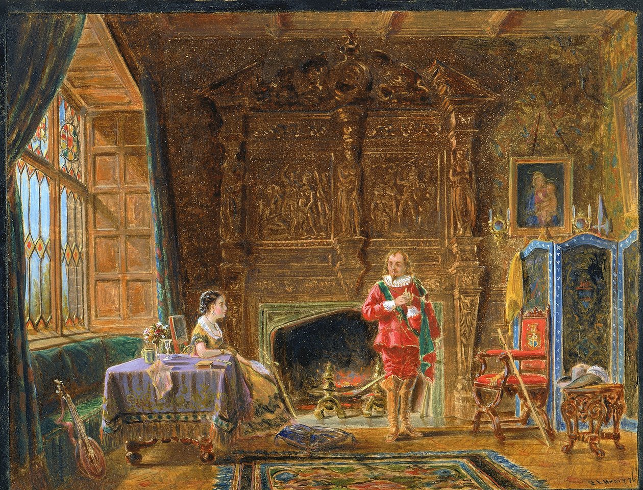 Indenfor af Edward Lamson Henry