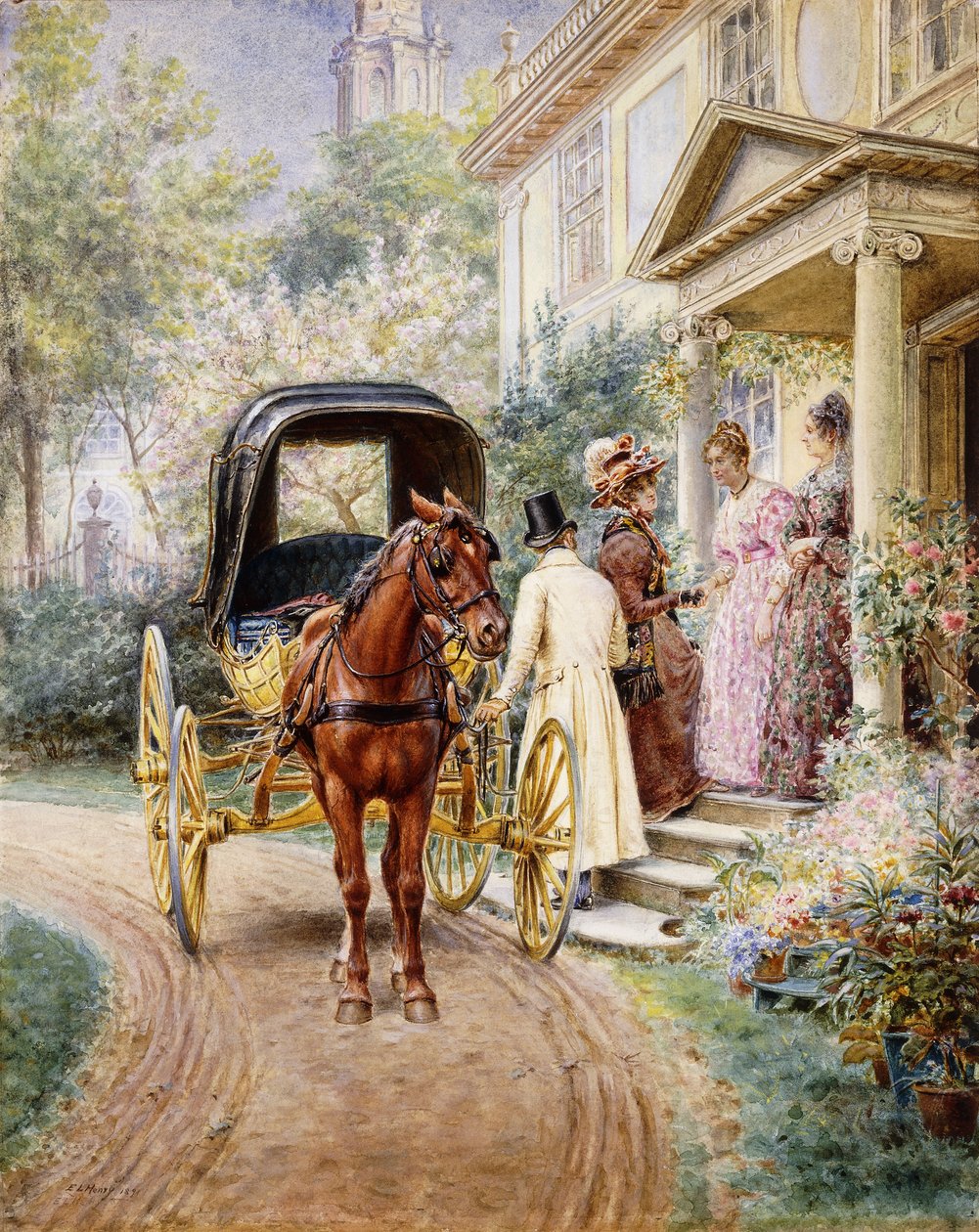 Fru, 1891 og 1887 af Edward Lamson Henry