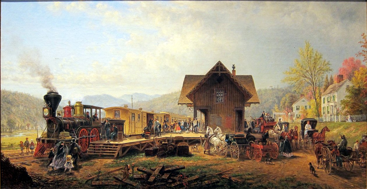 NY Met Lansom henry indkvartering af Edward Lamson Henry
