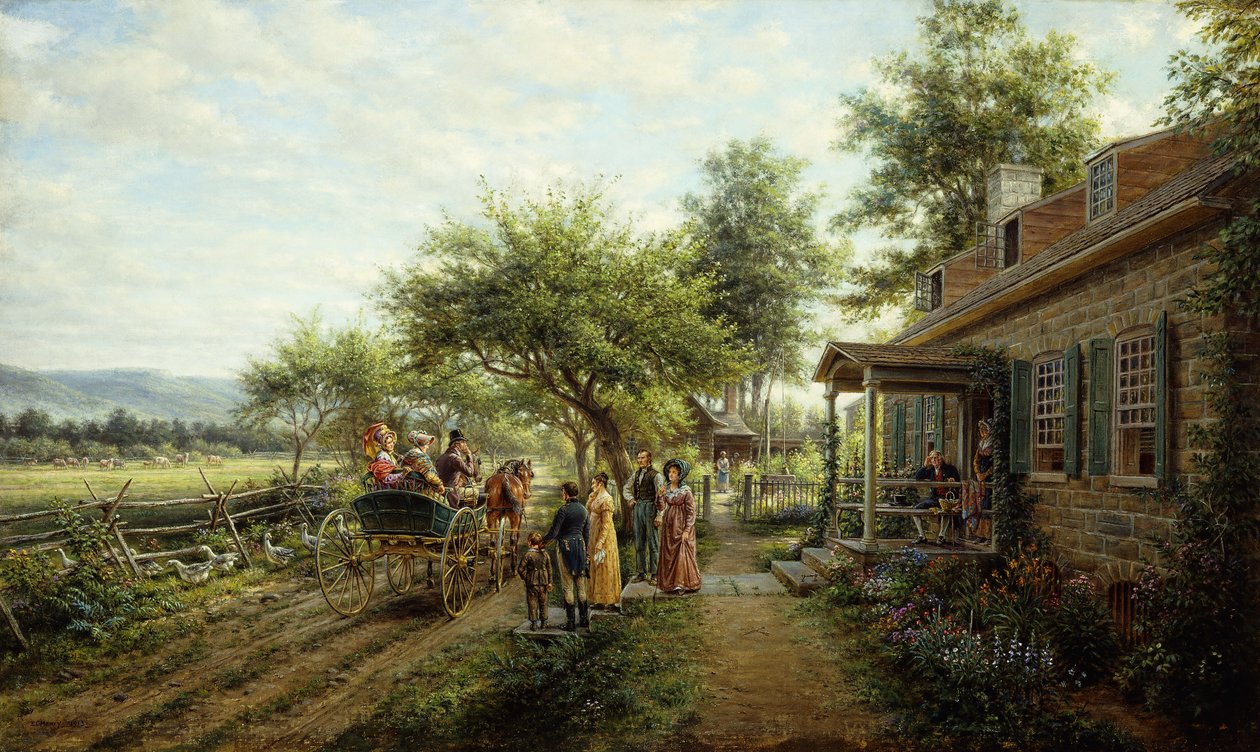 Nyheder om krigen i 1812, 1913 af Edward Lamson Henry