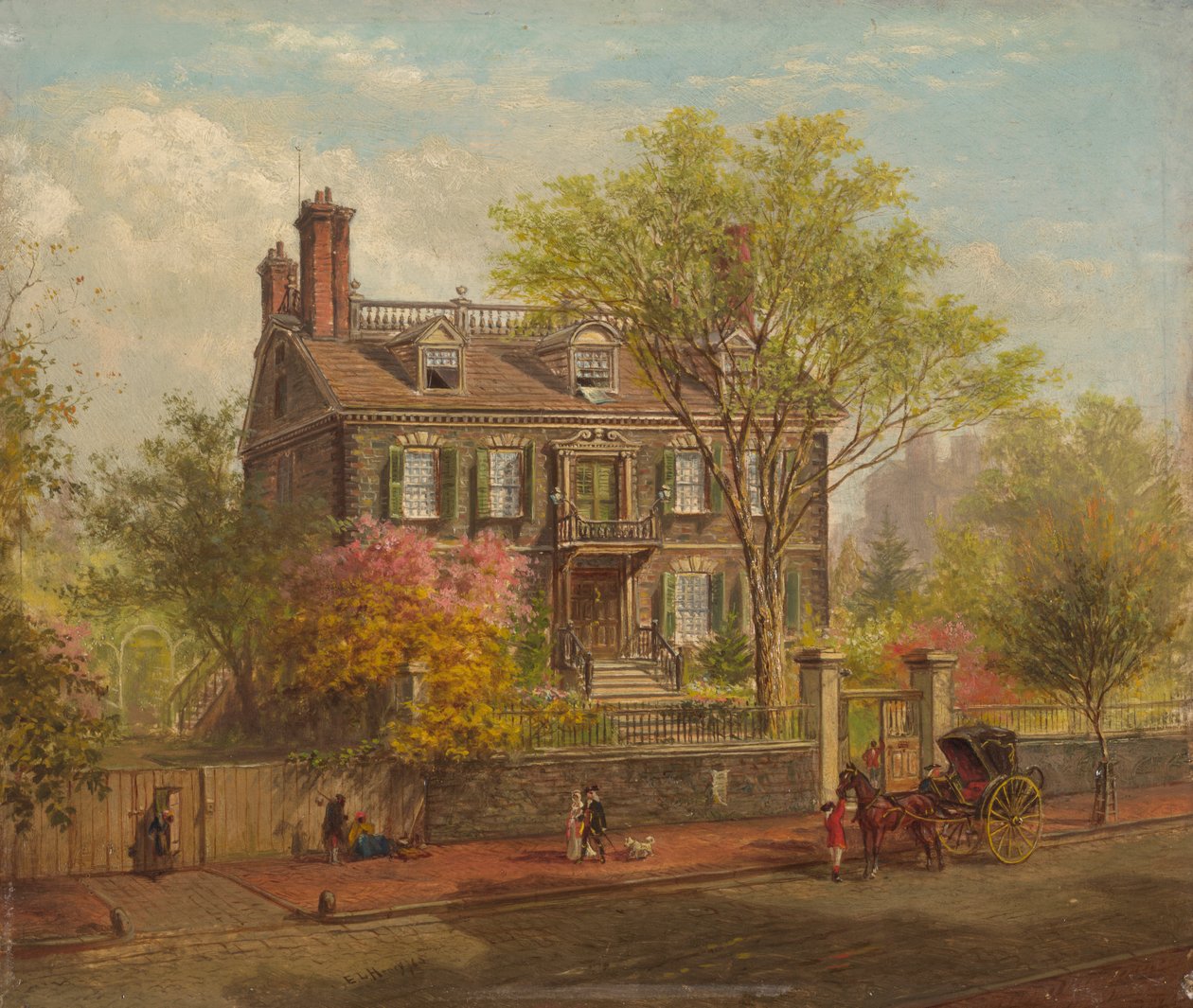 John Hancock-huset af Edward Lamson Henry