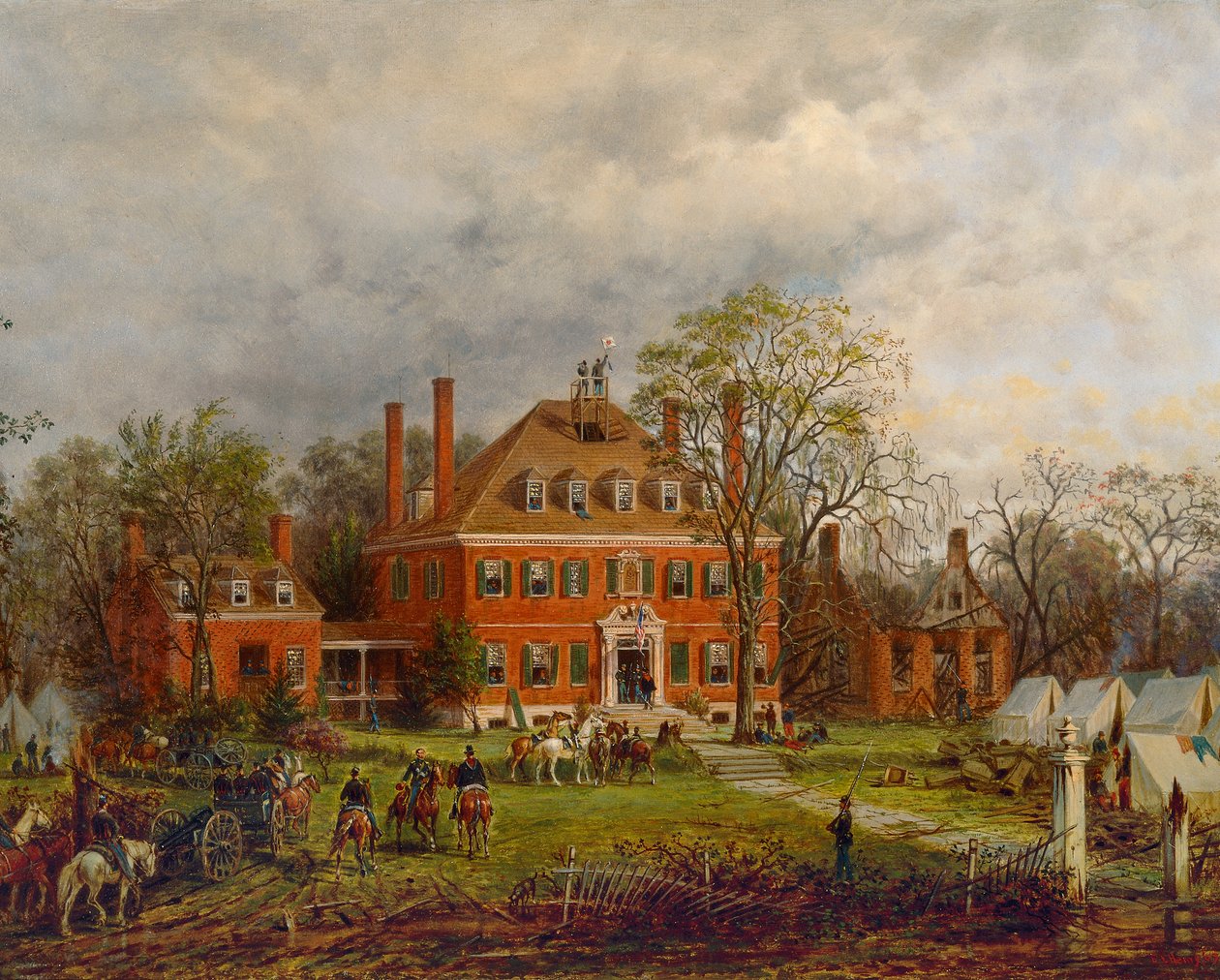 Det gamle Westover-hus af Edward Lamson Henry