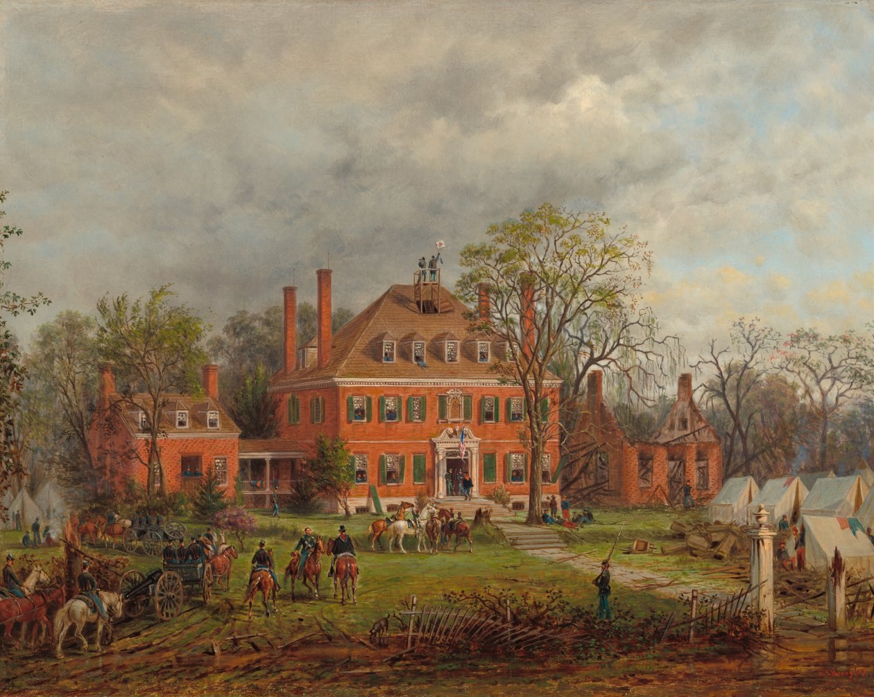 The Old Westover House, 1869. af Edward Lamson Henry