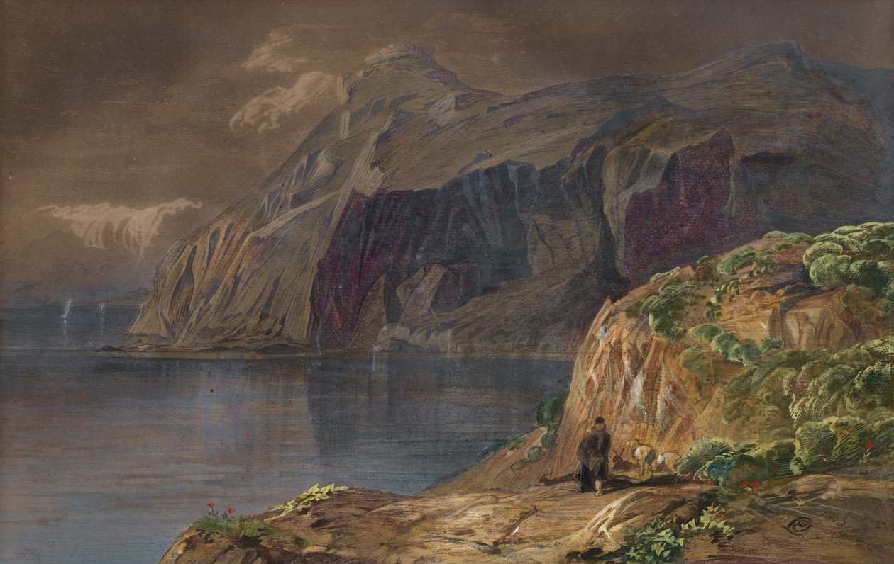 En fjern udsigt over Castel Sant