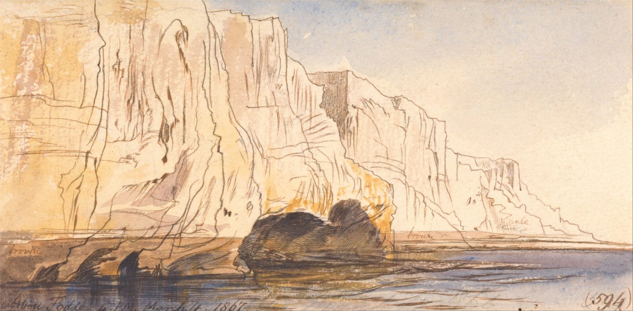 Abu Fodde, kl. 16.00, 4. marts 1867 (594) af Edward Lear