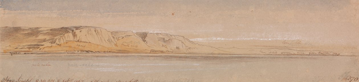 Abu Simbel af Edward Lear