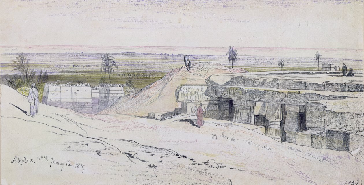 Abydus af Edward Lear