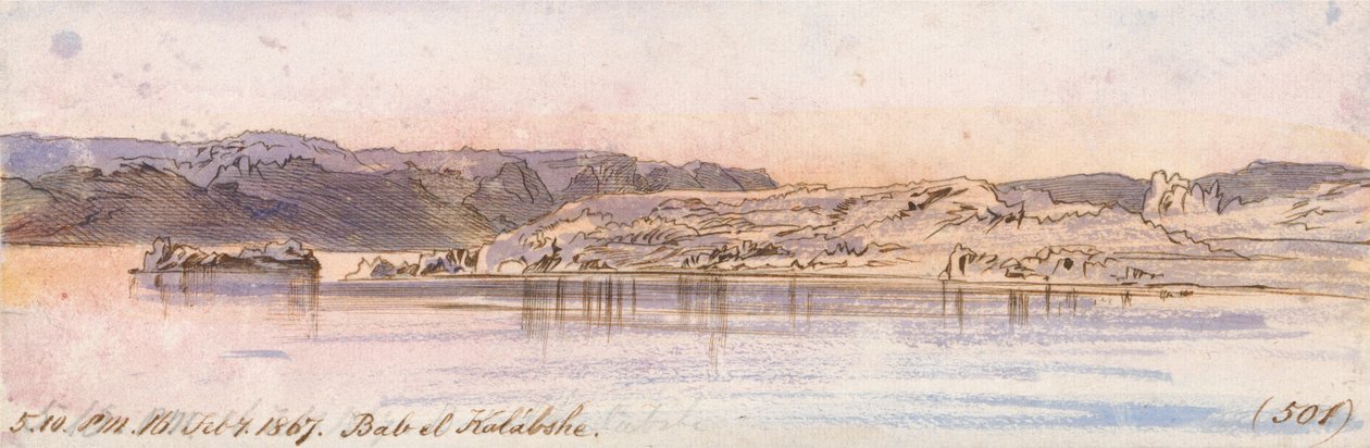 Bab el Kalabshe af Edward Lear