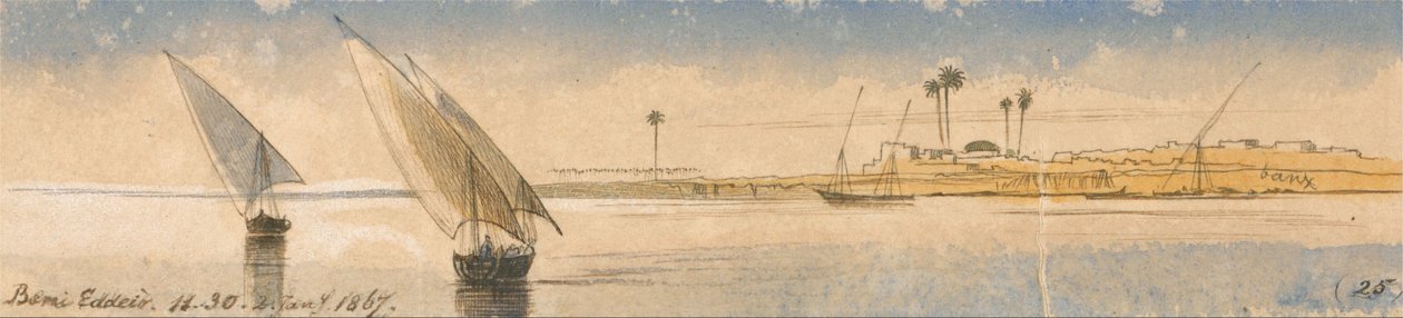 Beni Eddeir af Edward Lear