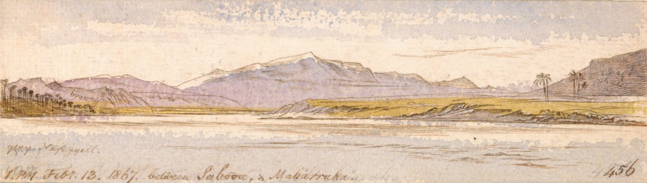Mellem Sabooa og Maharraka af Edward Lear