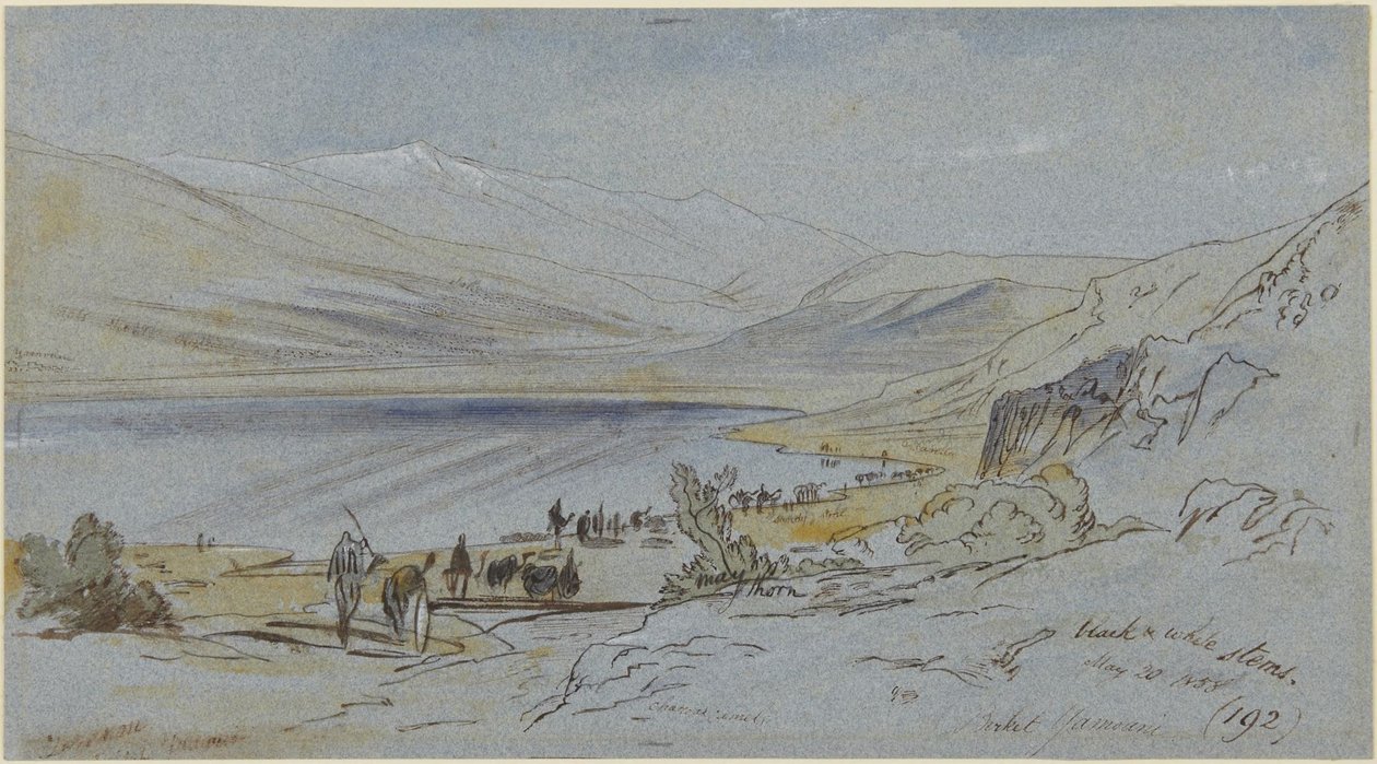 Birket el Yamouni af Edward Lear