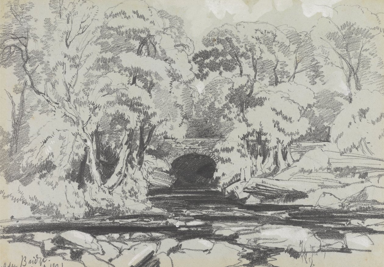 Calder-broen af Edward Lear