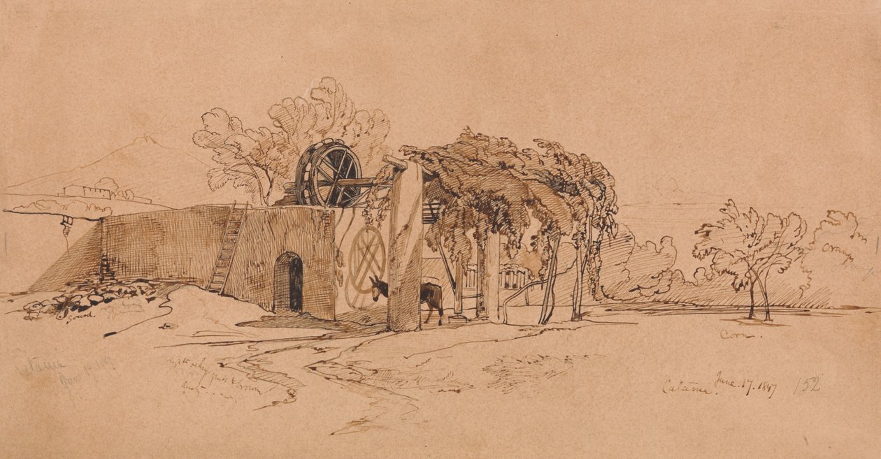 Catania af Edward Lear