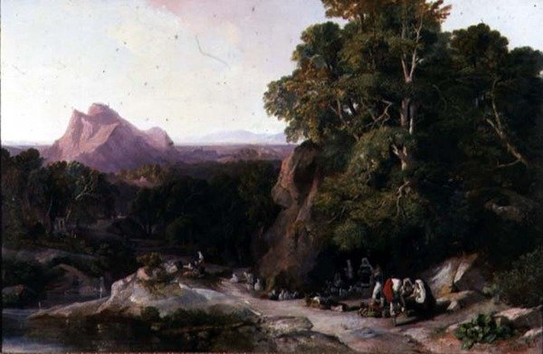 Borgere i Subiaco af Edward Lear
