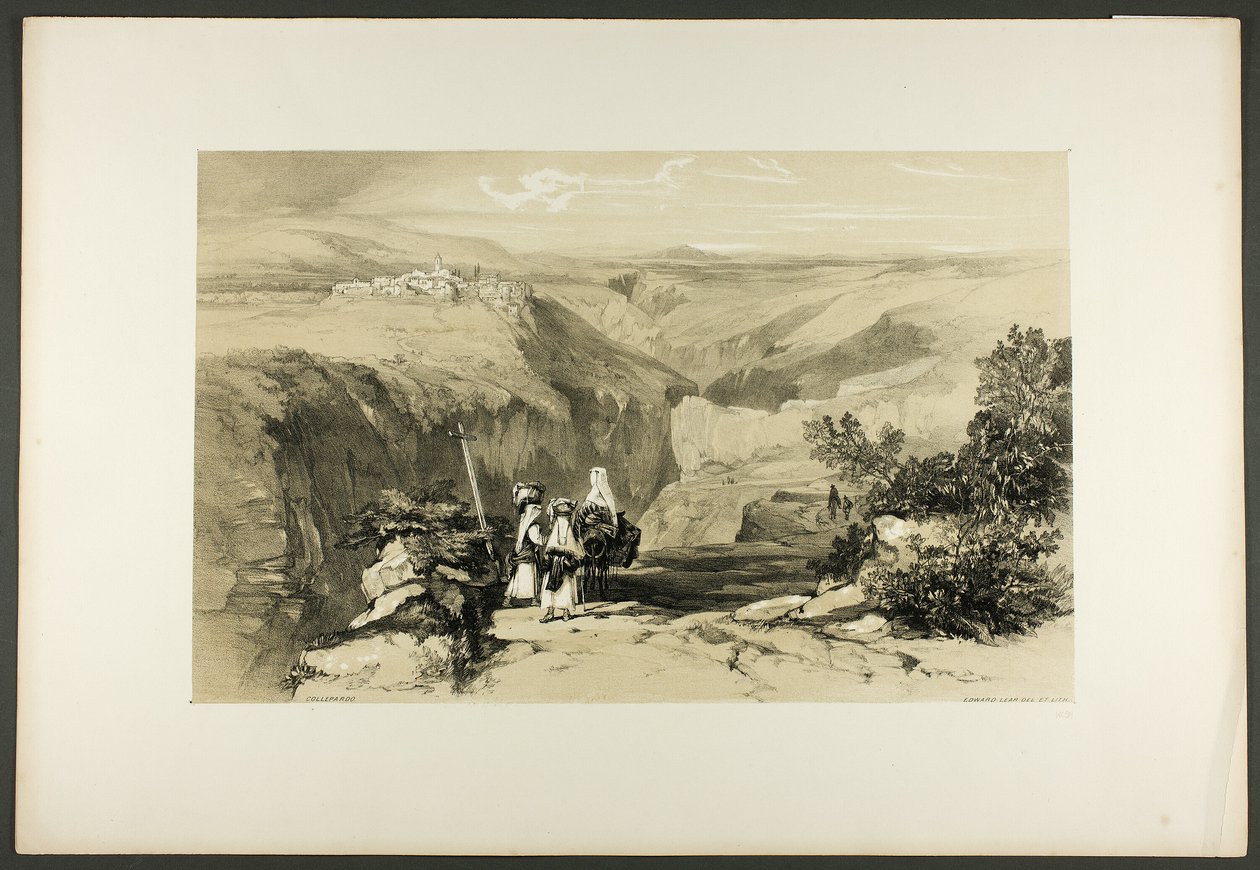 Collepardo af Edward Lear