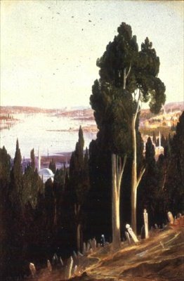 Konstantinopel fra Egypten af Edward Lear