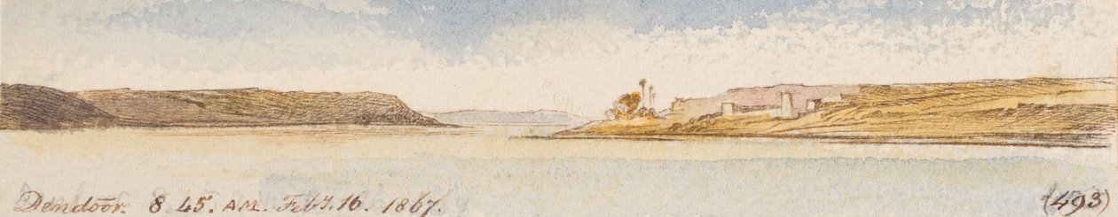Dendoor; kl. 8.45, den 16. februar 1867 (493) af Edward Lear