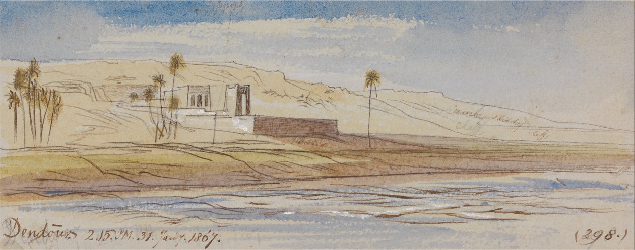 Dendour, 14:15, 31. januar 1867 (298) af Edward Lear