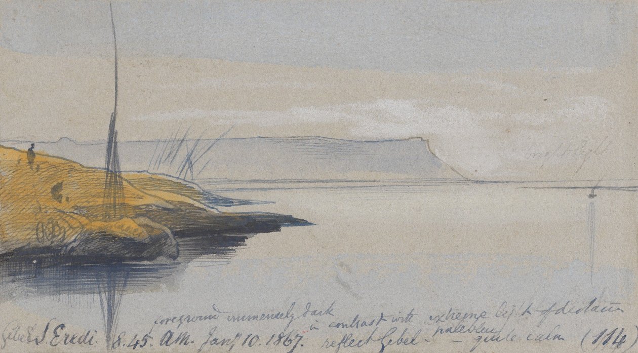 Gebel S. Eredi; kl. 8.45, den 10. januar 1867 (114) af Edward Lear