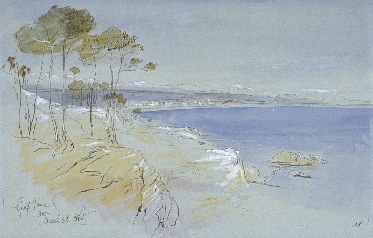 Golf Juan, kl. 12.00 af Edward Lear