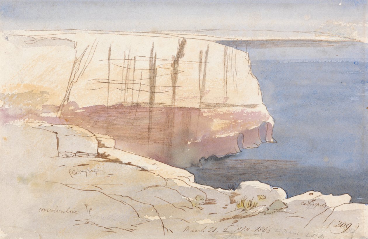 Gozo, i nærheden af Malta af Edward Lear