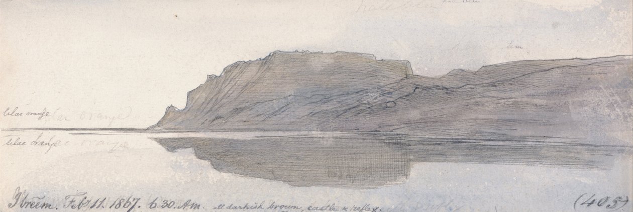 Ibreem, kl. 6.30, 11. februar 1867 (405) af Edward Lear