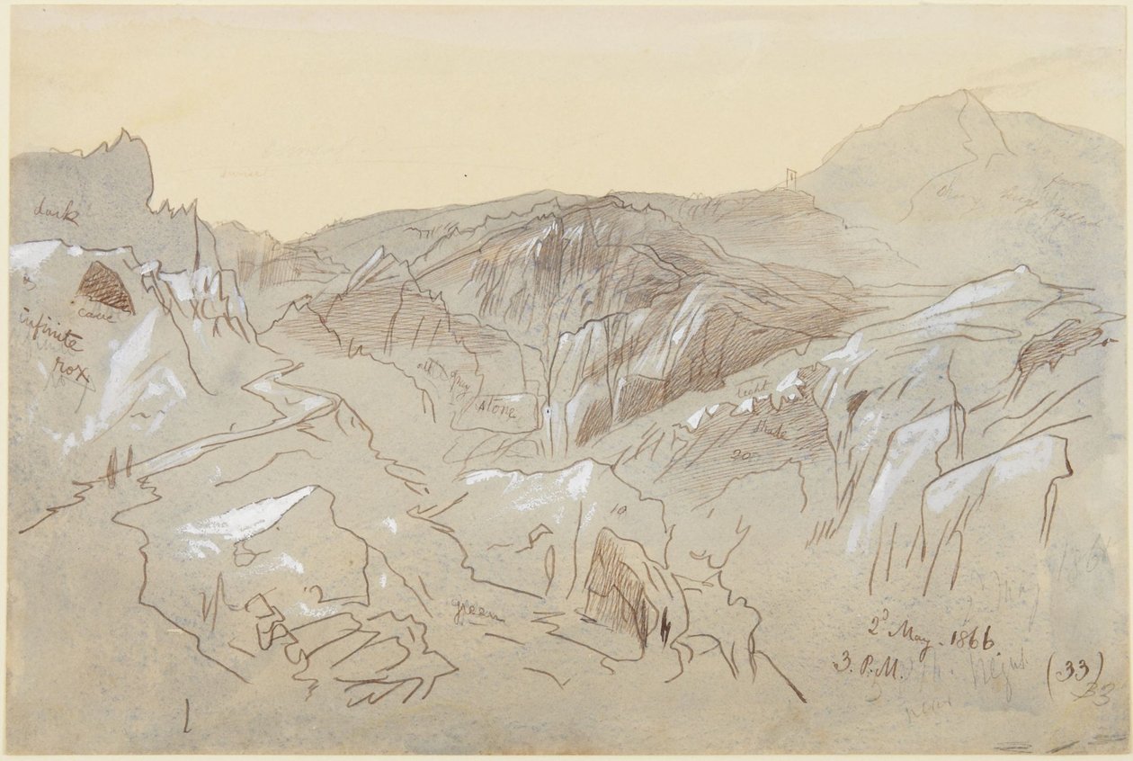 Bjergene i Dalmatien af Edward Lear
