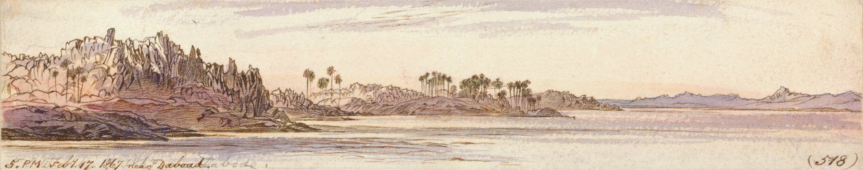 I nærheden af Daboad af Edward Lear