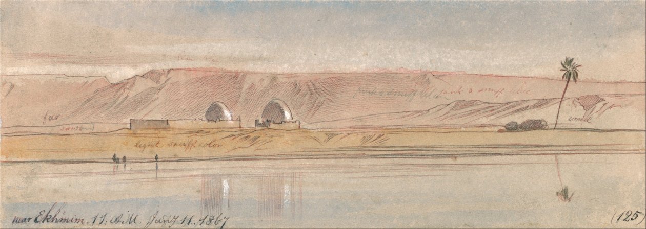 I nærheden af Ekhmim af Edward Lear