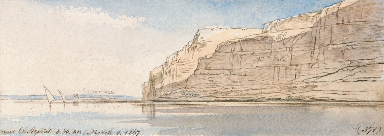 I nærheden af El Azerat af Edward Lear