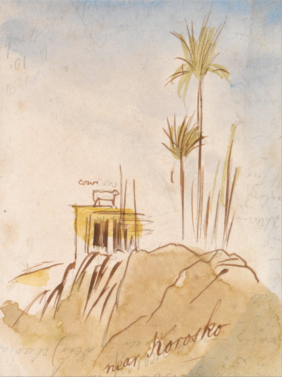 I nærheden af Korosko af Edward Lear