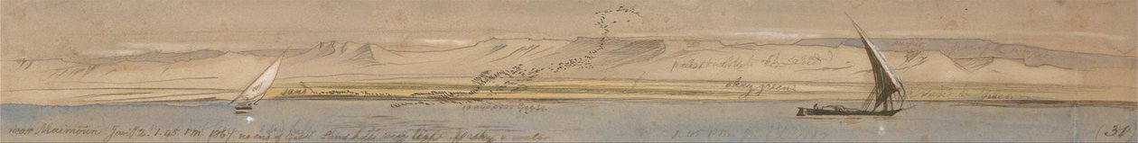 I nærheden af Maimoun af Edward Lear