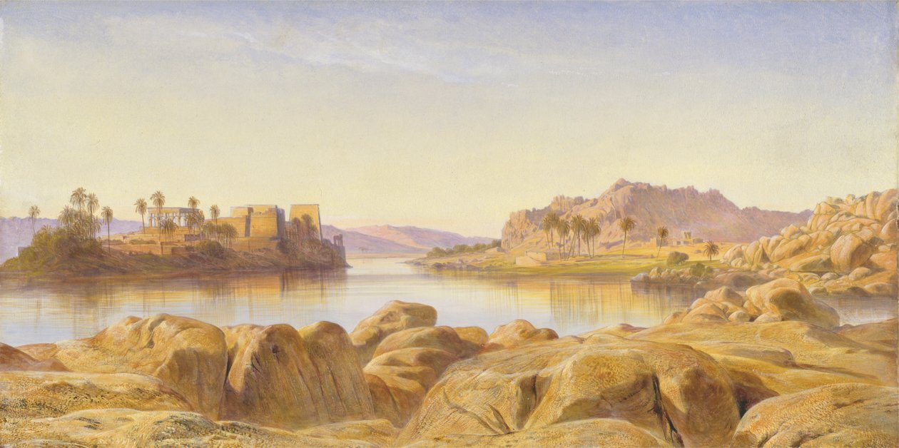 Philae, Egypten af Edward Lear