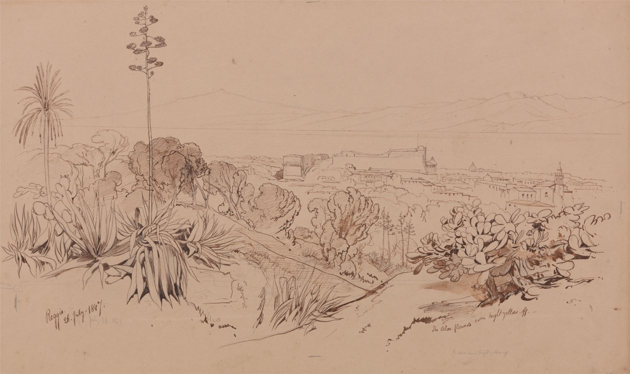 Reggio, den 26. juli 1847 af Edward Lear