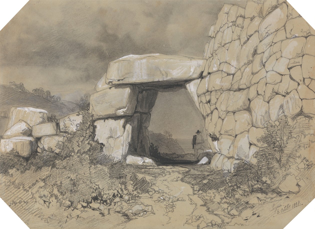 Segni, 6. oktober 1838 af Edward Lear