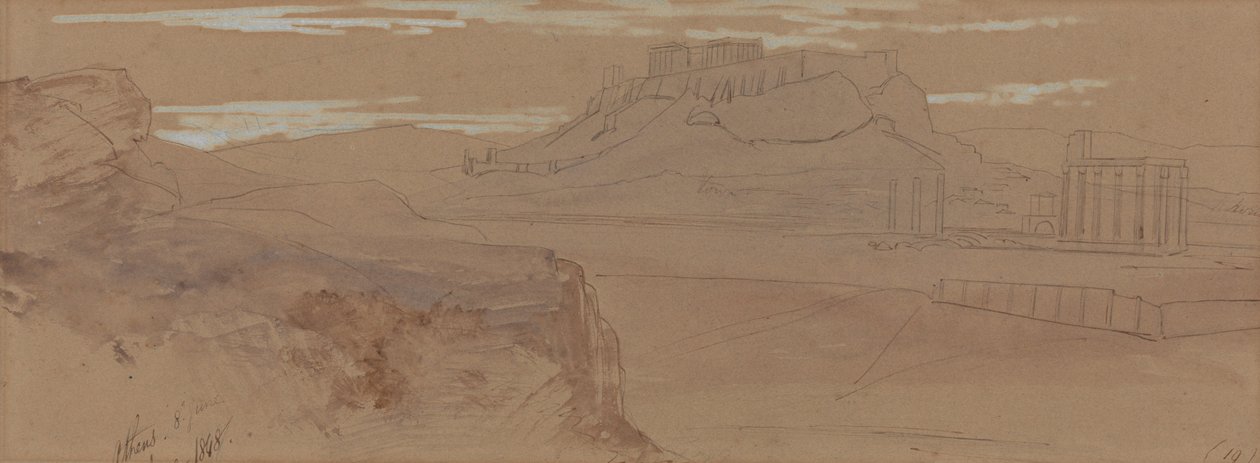 Skitser fra Athen af Edward Lear