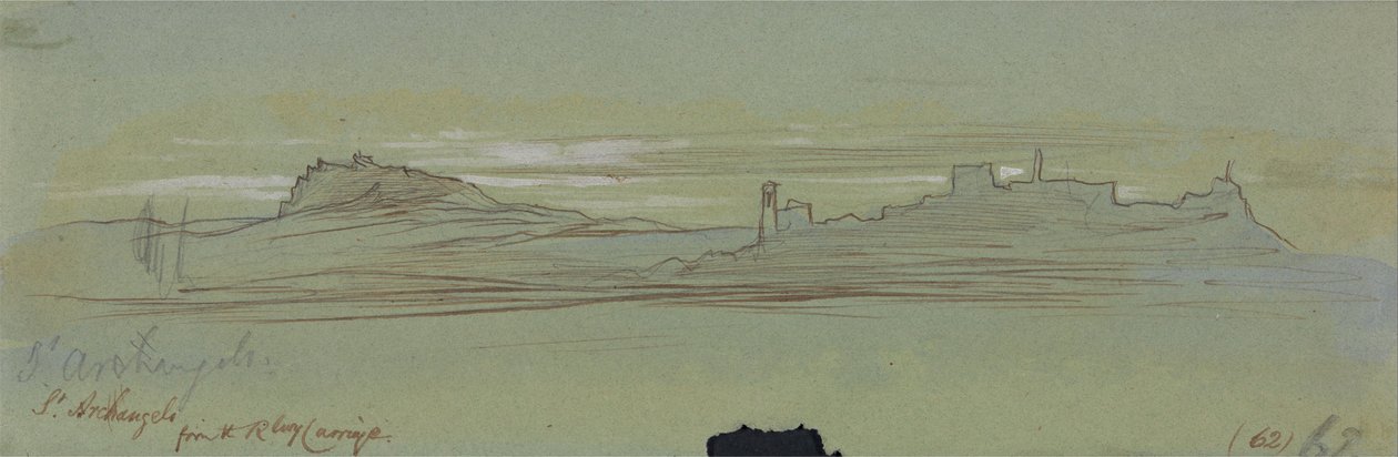 Archangelo, fra jernbanevognen af Edward Lear