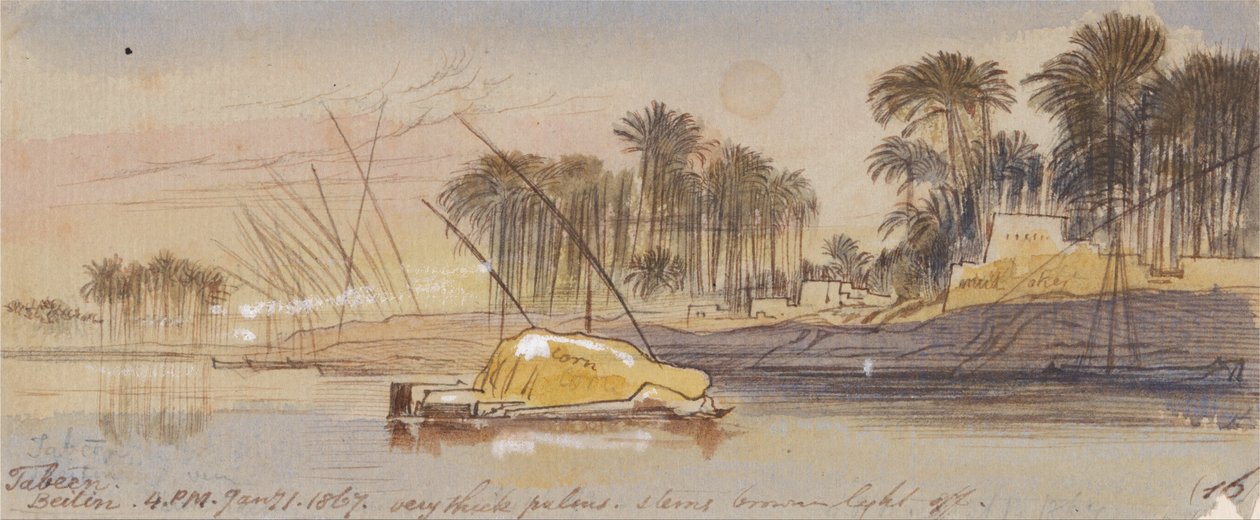 Tabeen Berlin, kl. 16.00, 1. januar 1867 (16) af Edward Lear