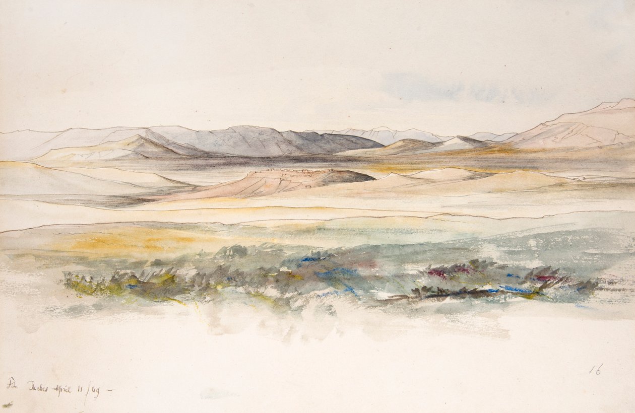 Theben af Edward Lear