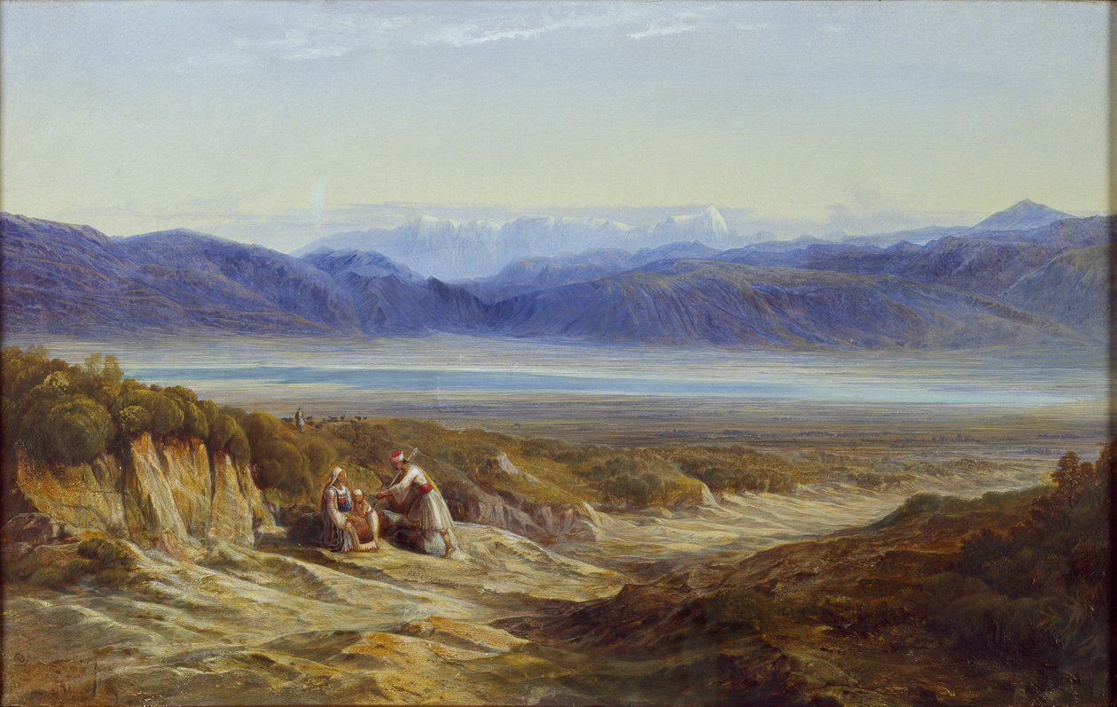 Thermopylae, 1872 af Edward Lear