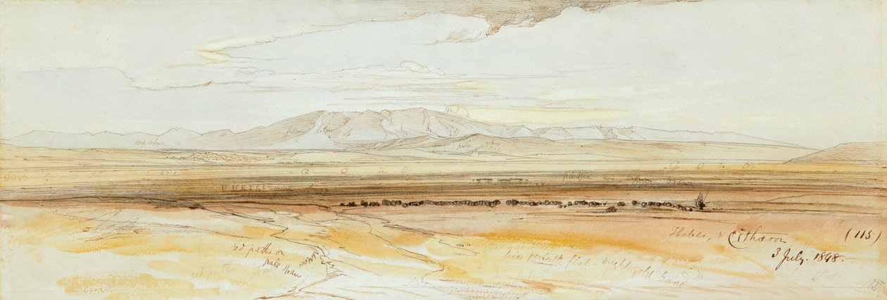 To udsigter over Theben af Edward Lear