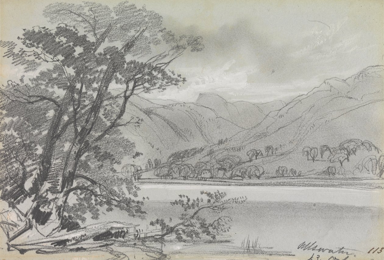 Ullswater af Edward Lear