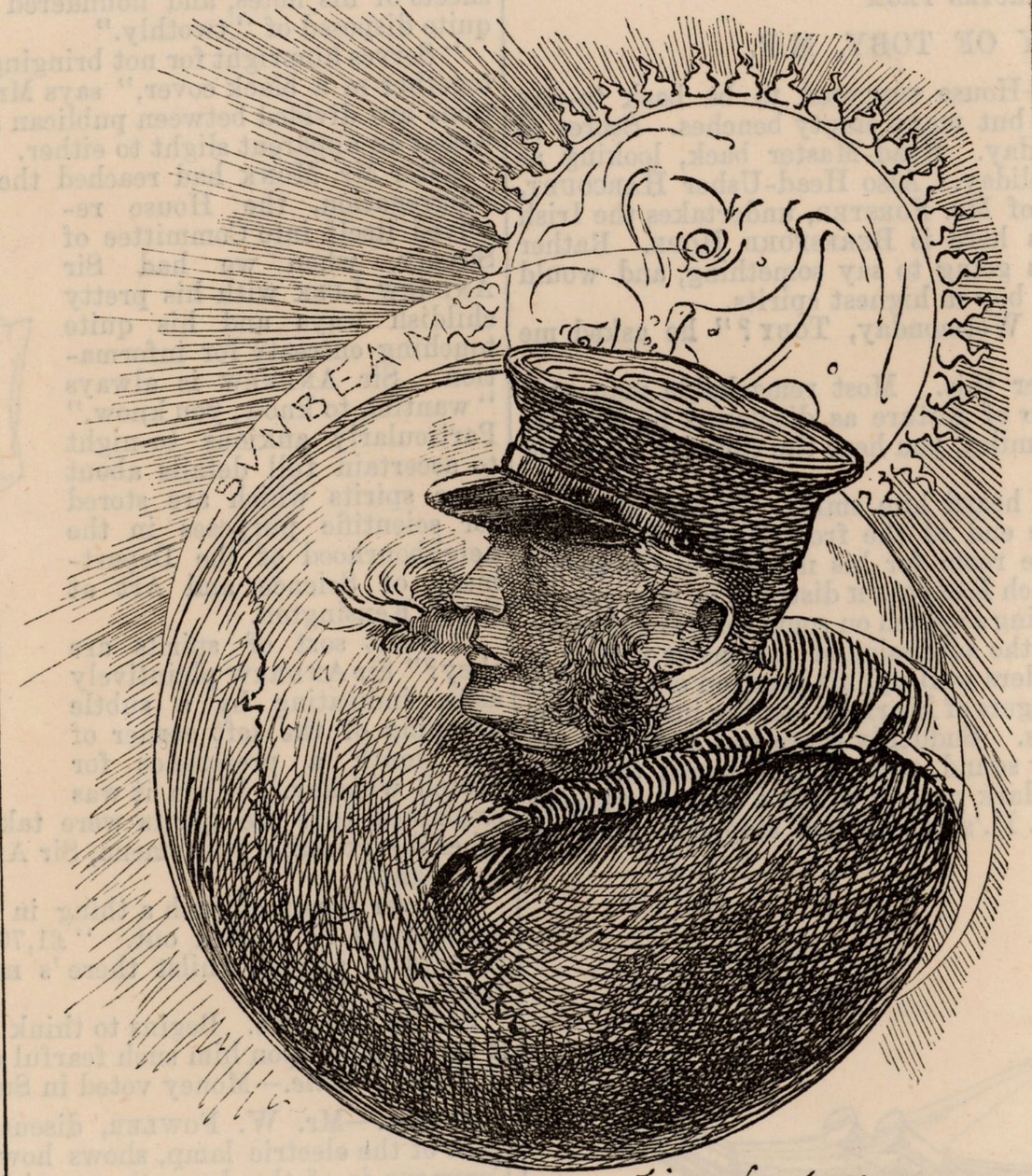 Tegnefilm af Thomas Brassey af Edward Linley Sambourne