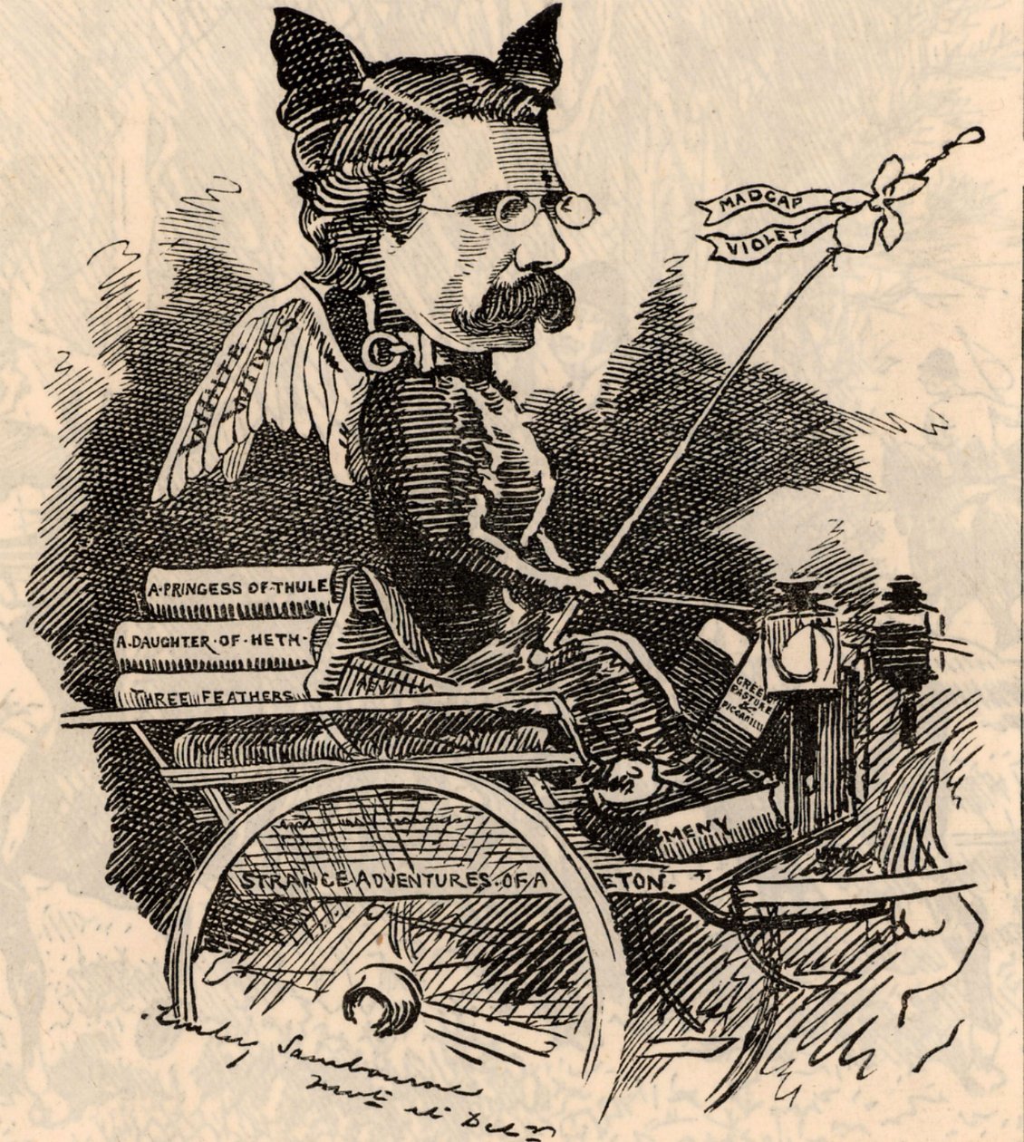 Tegnefilm af William Black af Edward Linley Sambourne