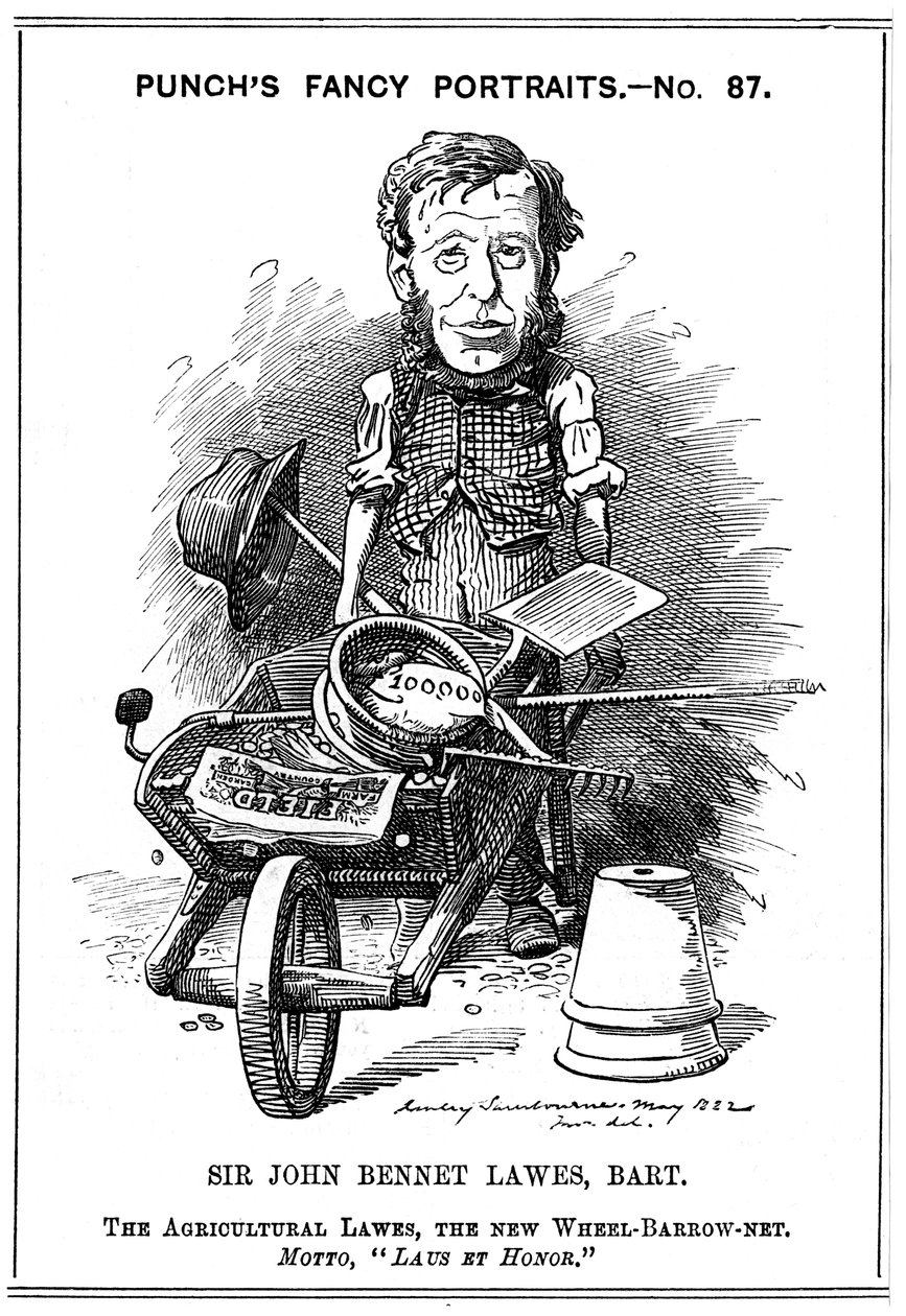 John Bennett Lawes, engelsk landbruger, 1882. af Edward Linley Sambourne