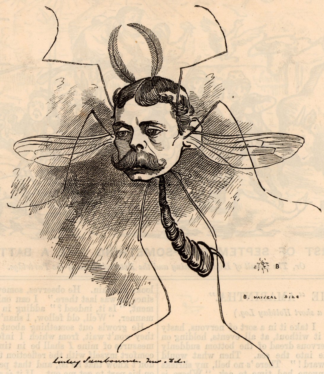 Lord Randolph Henry Spencer Churchill (1849-1895) af Edward Linley Sambourne