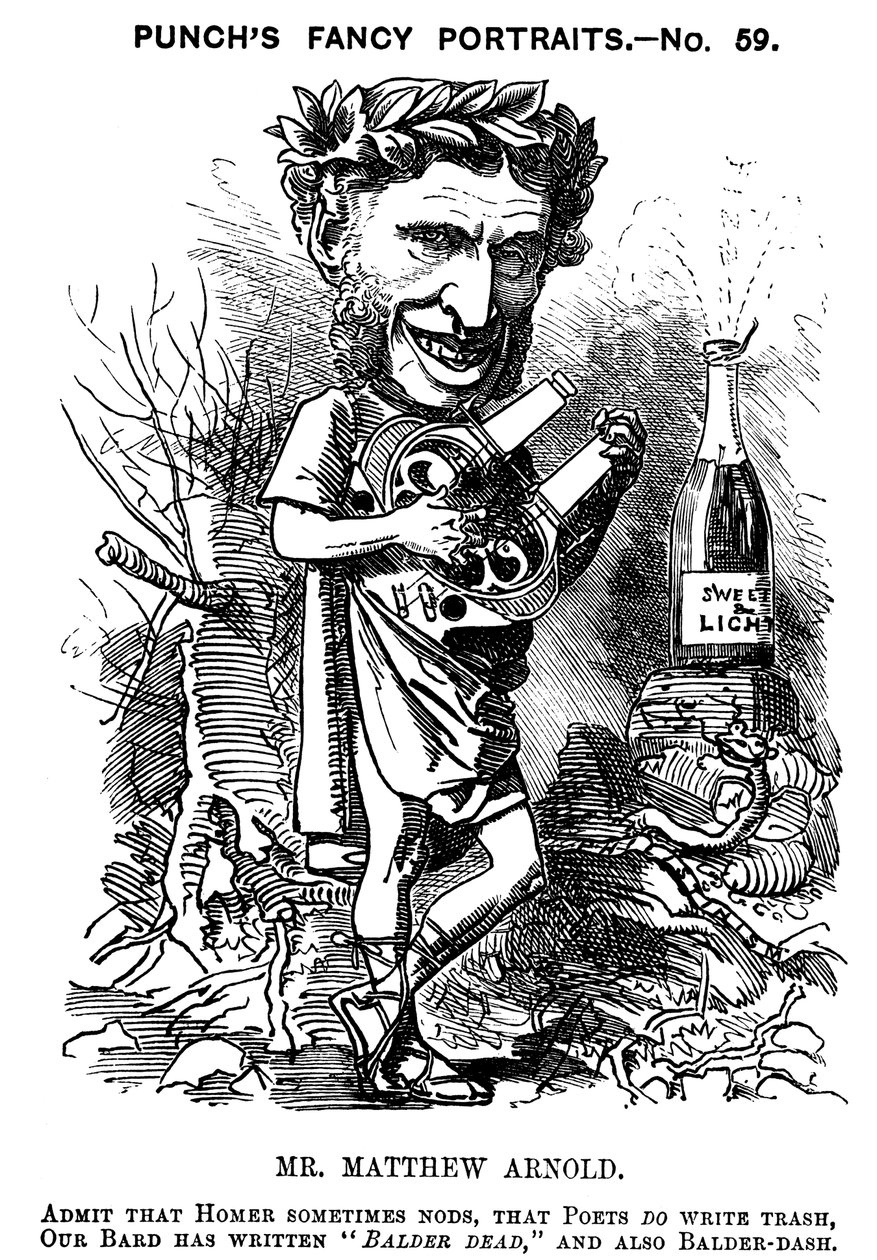 Matthew Arnold 1822-1888, britisk digter, kritiker og pædagog, 1881 af Edward Linley Sambourne