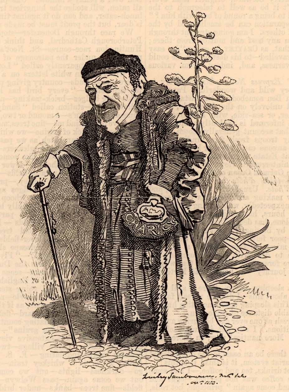 Moses Montefiore (1784-1885) af Edward Linley Sambourne